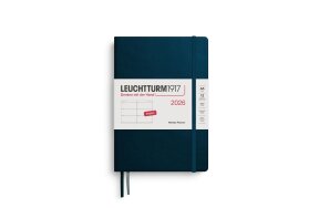 LEUCHTTURM WEEKLY PLANNER 2026 A5 HC 12 MONTHS DEEP SEA 372712